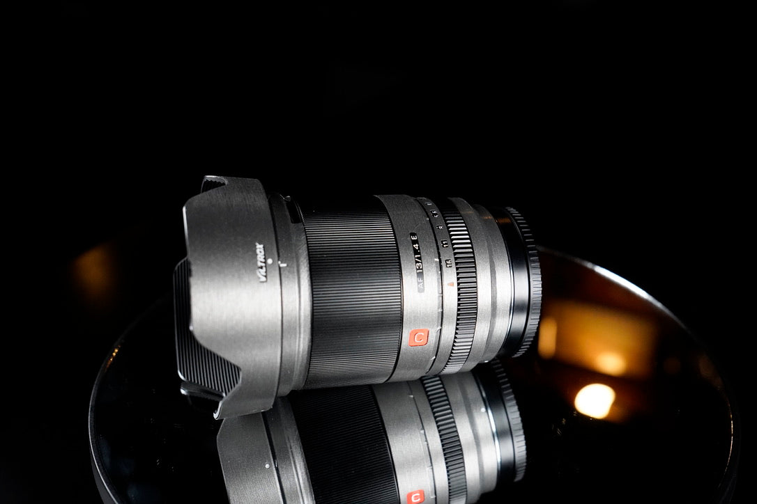 Viltrox AF 13mm F1.4 Lens Sony E-Mount, Mint Professionally Owned Custom Graphite Protective Skin