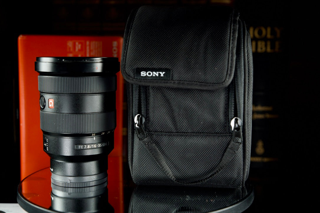 Sony FE 16-35mm F2.8 GM Lens — NEAR MINT •  WITH ORIGINAL ACCESSORIES