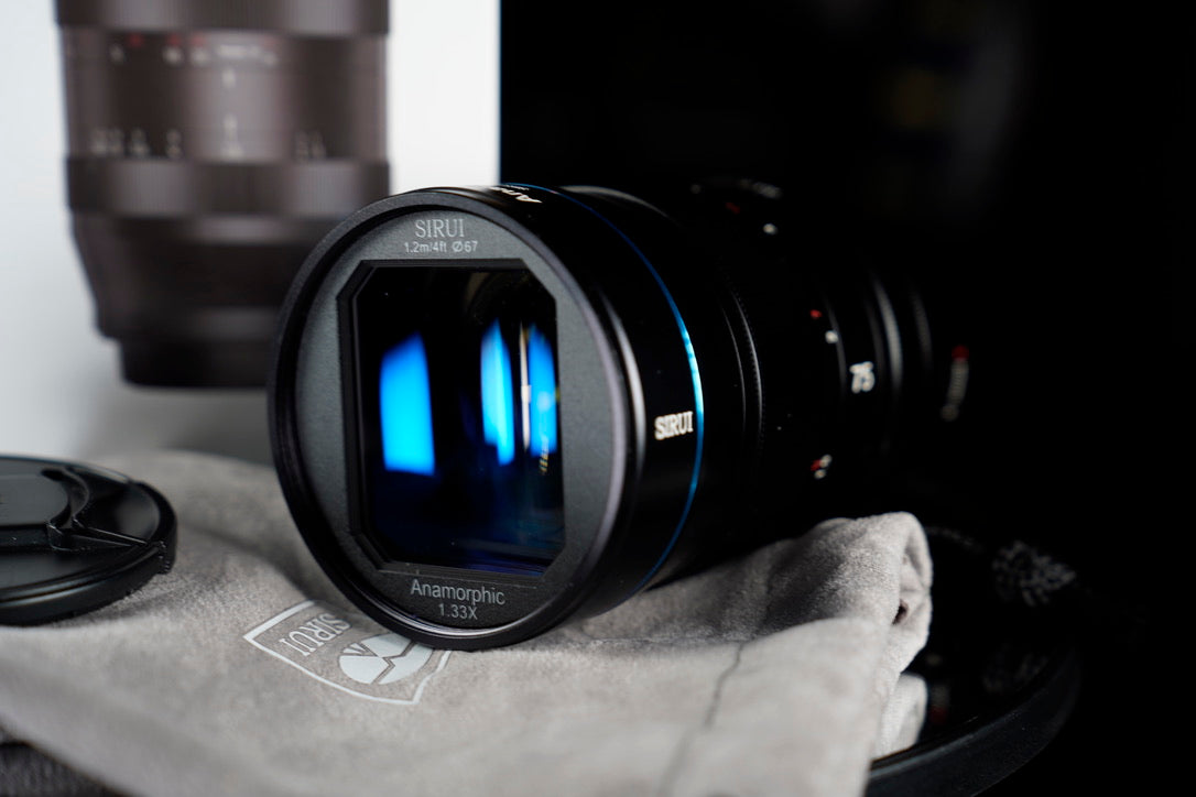 Sirui 75mm F1.8 Anamorphic Lens – Sony E-Mount | Mint Condition | Complete in Box