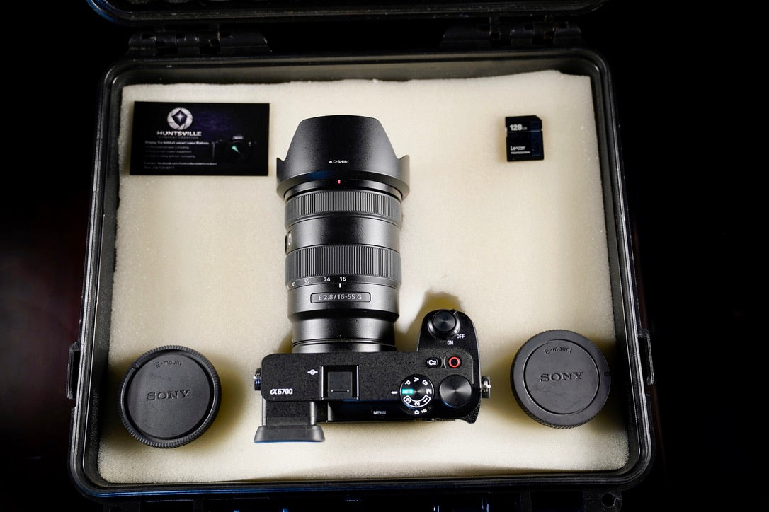Sony A6700 + Sony 16-55 F2.8 G + 128GB Pro Card + Travel Case *NEW*
