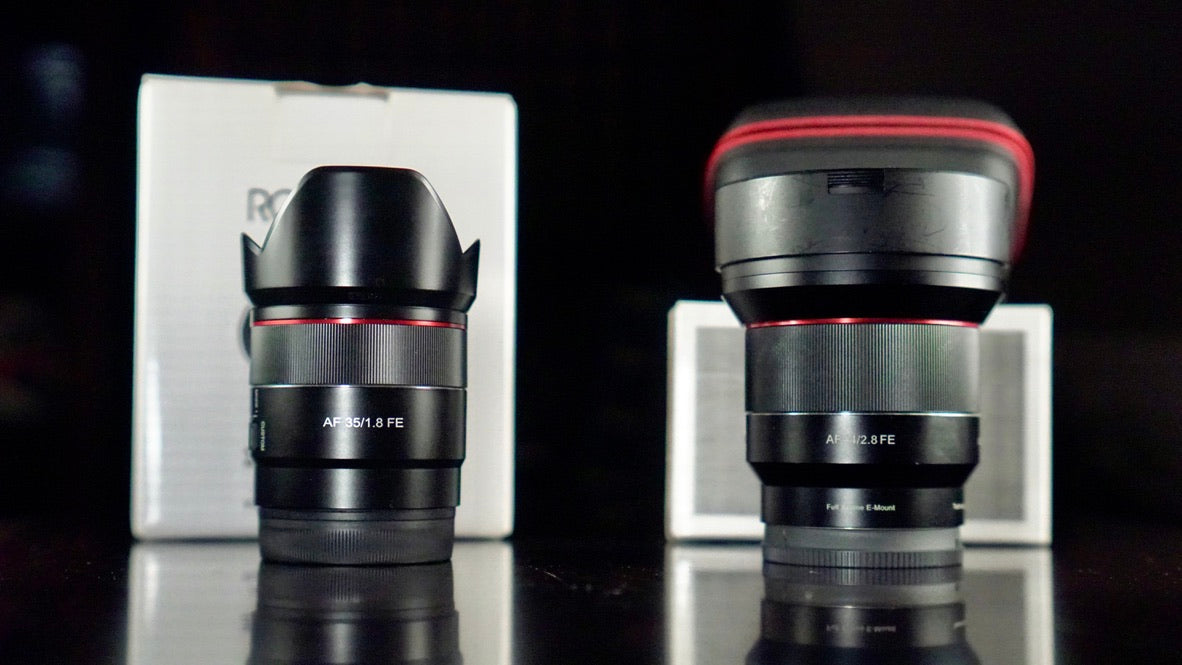 Rokinon 35mm F1.8 and 14mm F2.8 + Update Station For Full Frame Sony Cameras