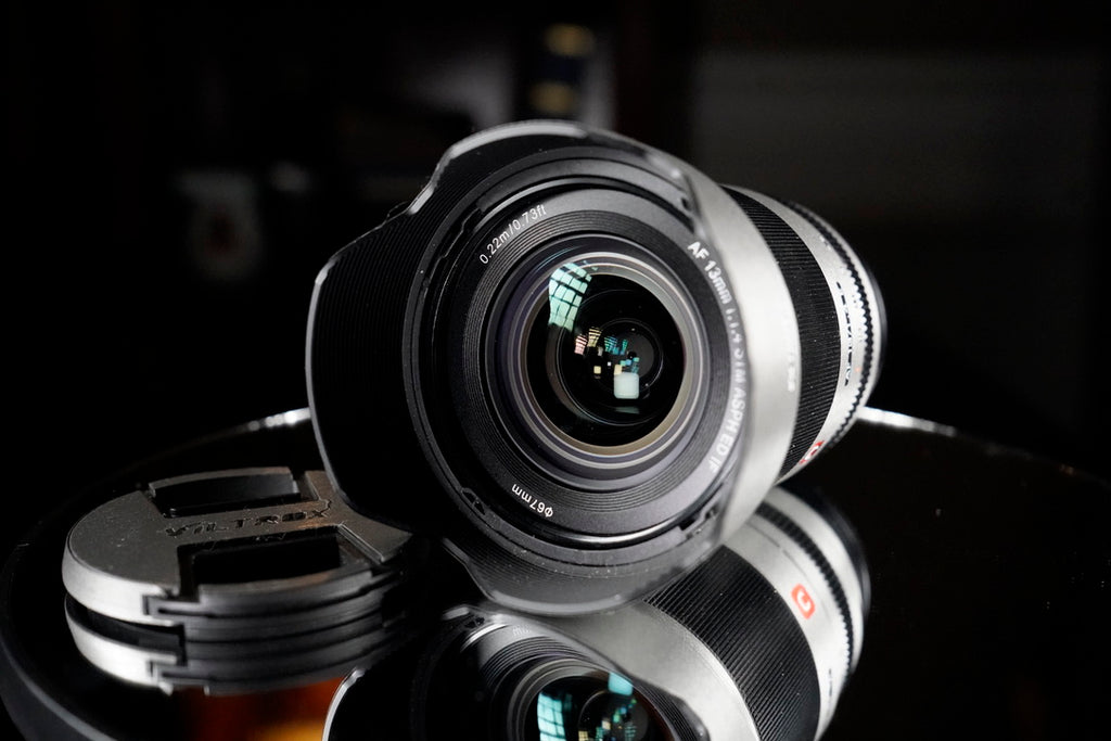 Viltrox AF 13mm F1.4 Lens Sony E-Mount, Mint Professionally Owned Custom Graphite Protective Skin