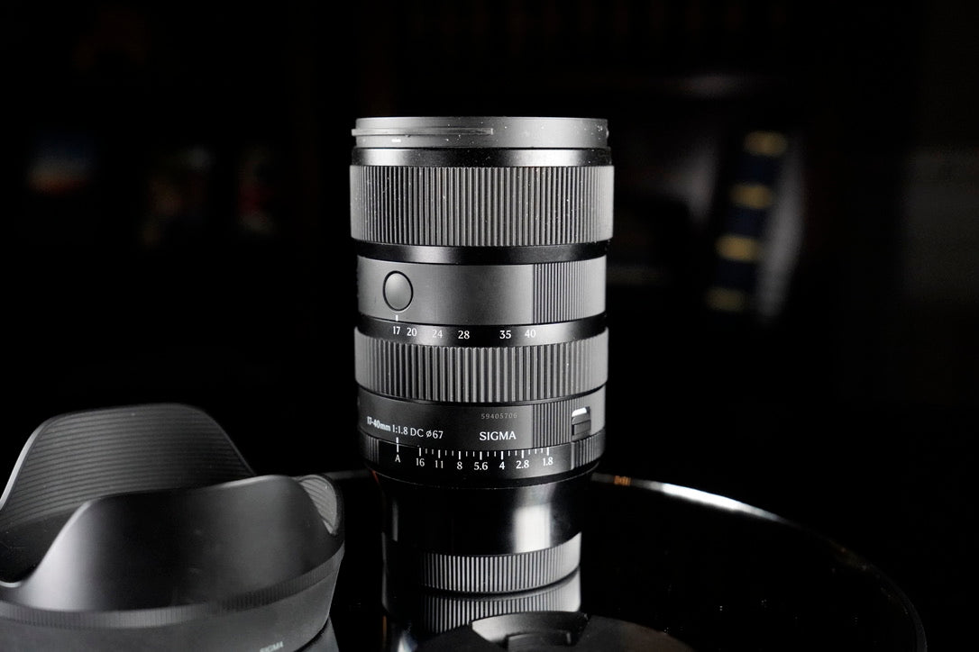Sigma 17-40mm F1.8 DC Art Lens for Sony E-Mount – Mint Condition | Professionally Owned