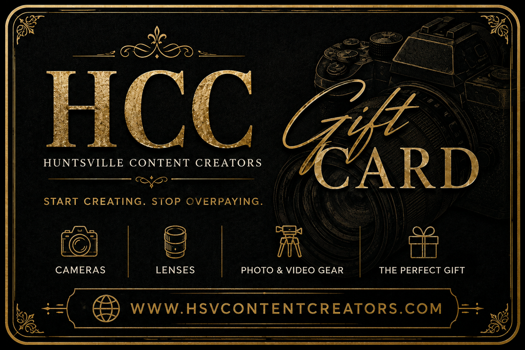 Huntsville Content Creators Gift Card - Give The Gift Of Creativity