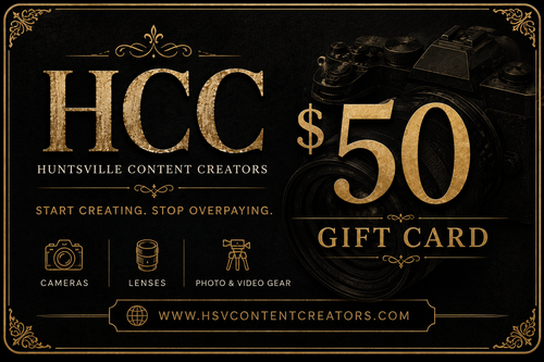 Huntsville Content Creators Gift Card - Give The Gift Of Creativity